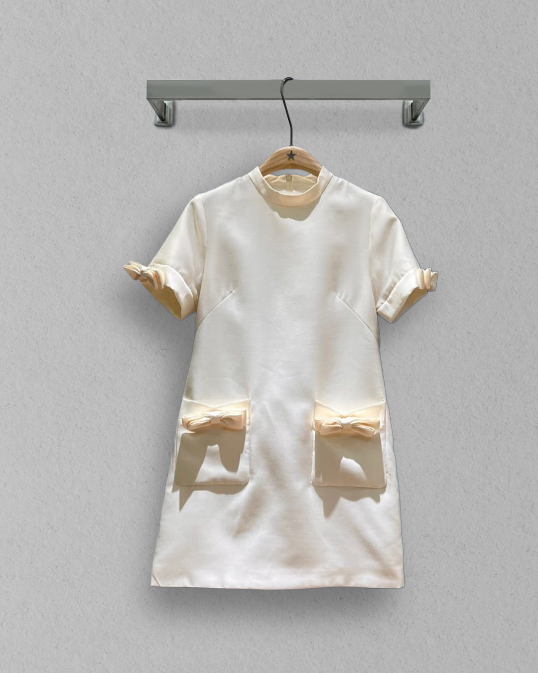 White short sleeve dress