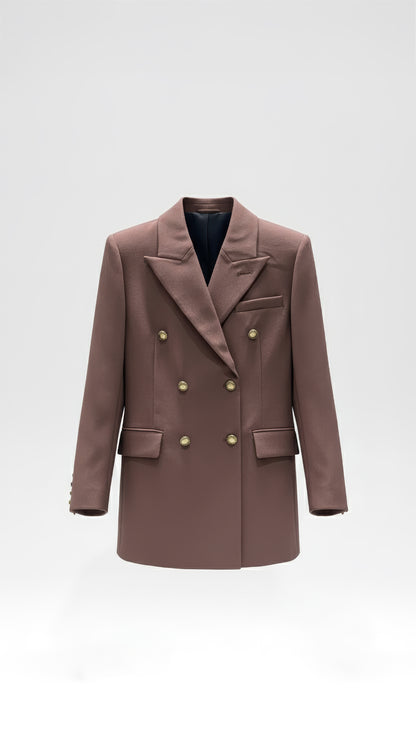 Tailored Blazer with Sharp Cut