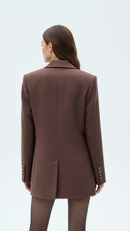Tailored Blazer with Sharp Cut