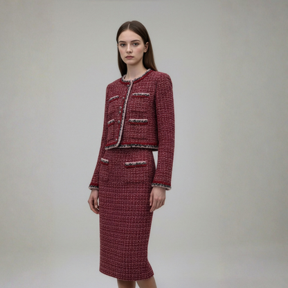 Imported Wool Round Neck Jacket