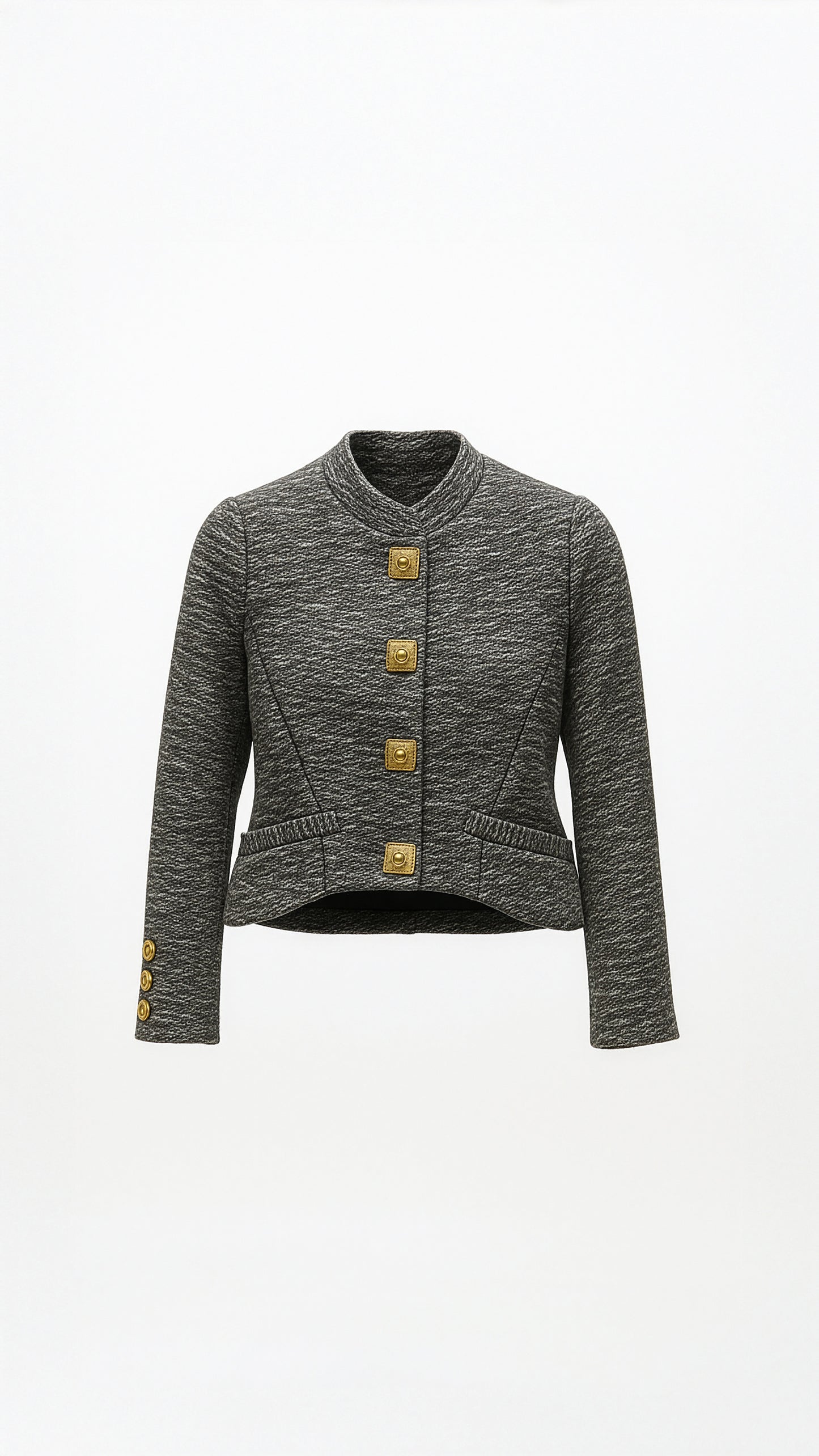 Short Grey Coat – British Elegance