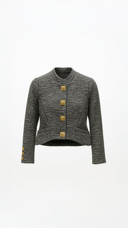 Short Grey Coat – British Elegance