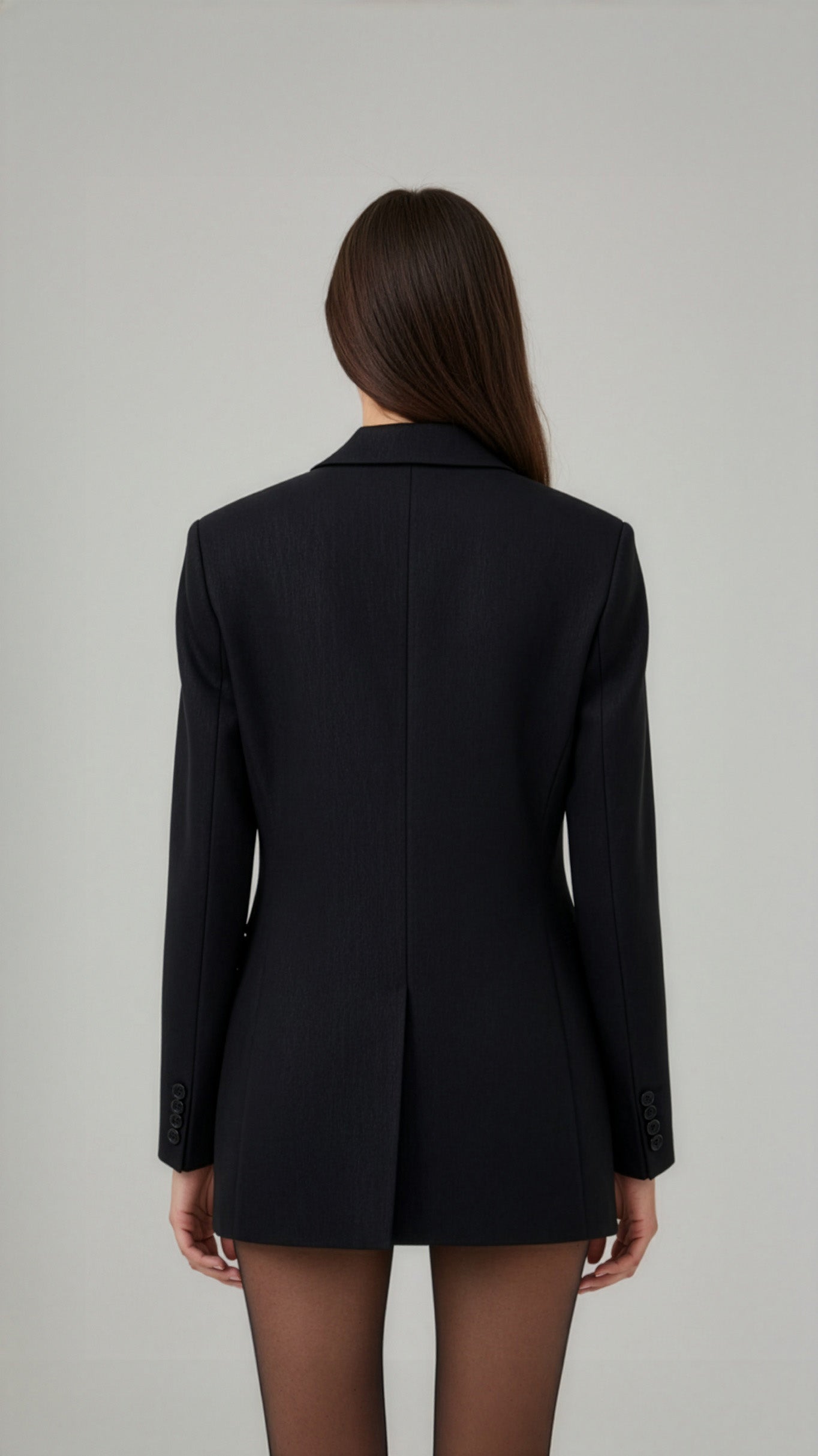 Feather-Trimmed Blazer with Beaded Bee Accents