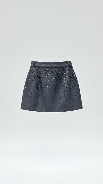 Crystal-Covered Mini Skirt – BlingBling Edition