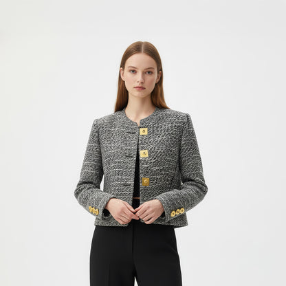 Short Grey Coat – British Elegance